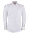 K184 KK184 Kustom Kit Long Sleeve Slim Fit Workwear Oxford Shirt White colour image